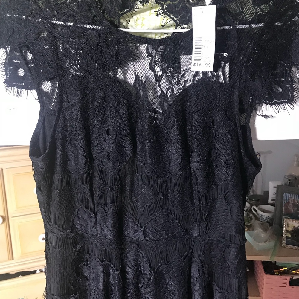 NEW Black Lace Formal Dress w/ tags